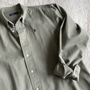 Polo Ralph Lauren dusty green button down